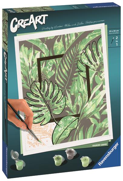 Ravensburger 202720 CreArt Buď šťastný: Zelené listy
