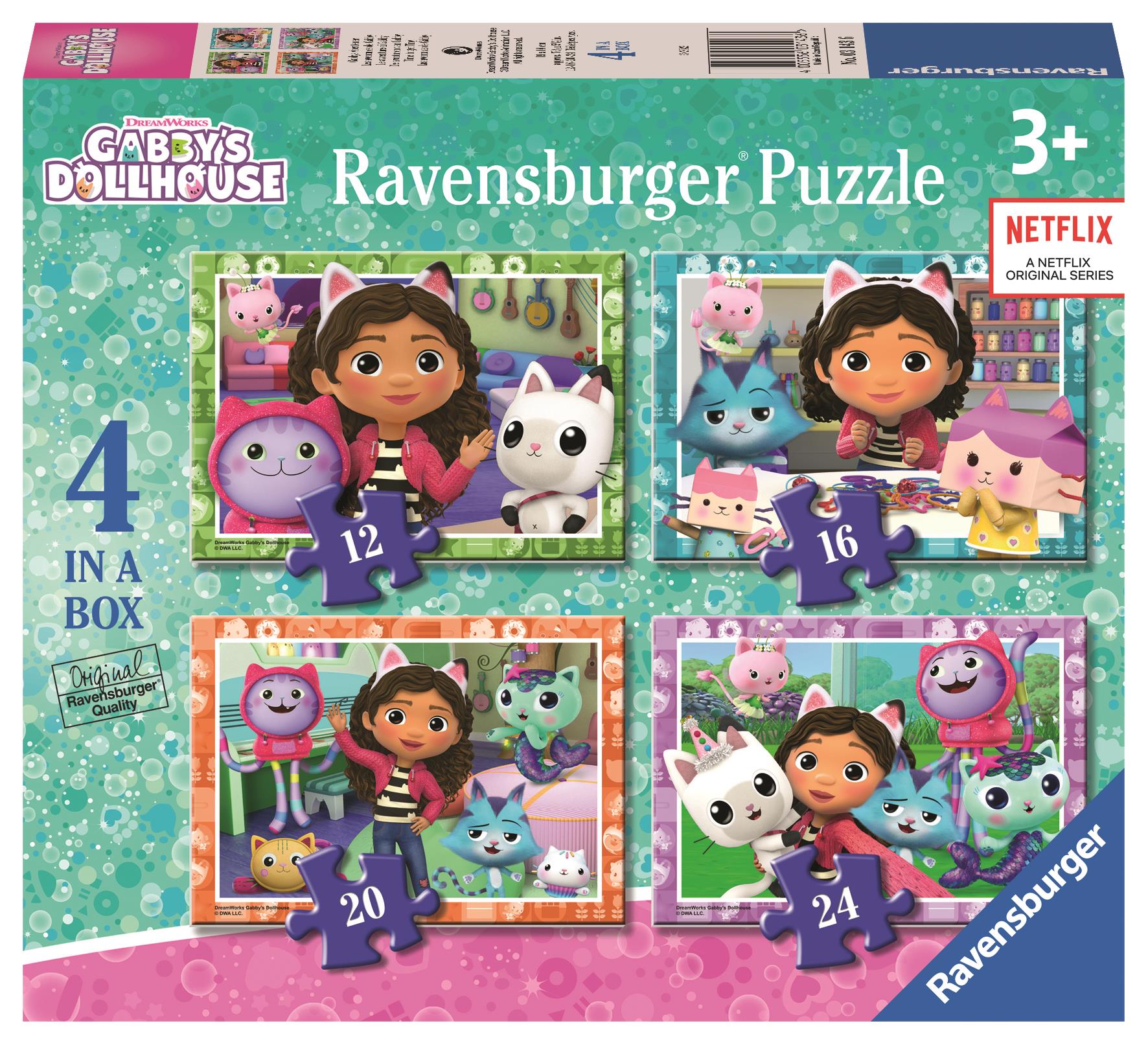 Ravensburger 031436 Gabby's Dollhouse 4 v 1