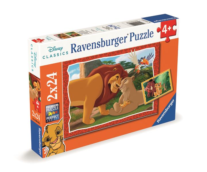 Ravensburger 120010296 Disney: Leví kráľ 2 × 24 dielikov