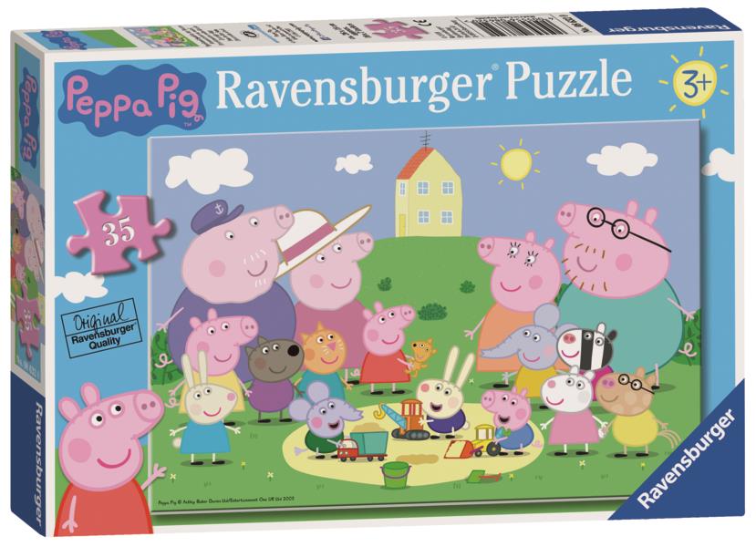 Ravensburger 086320 Prasiatko Peppa na pieskovisku