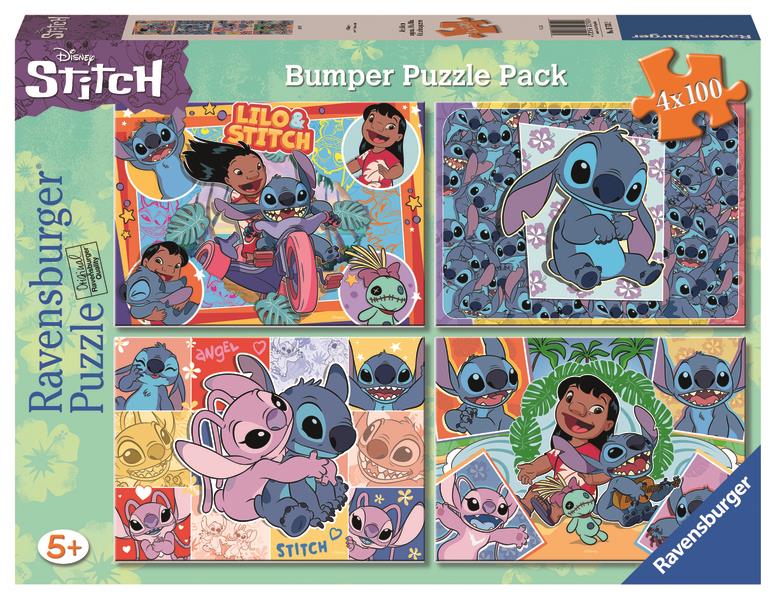 Ravensburger 057313 Disney: Stitch 4× 100 dielikov
