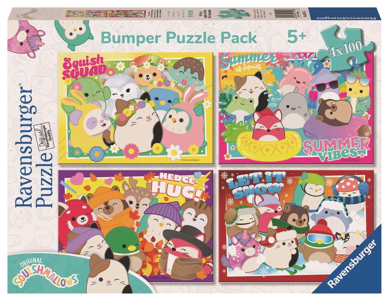 Ravensburger 057153 Squishmallows 4× 100 dielikov