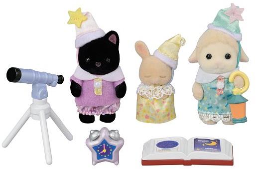 Sylvanian Families Pyžamová párty Baby Trio