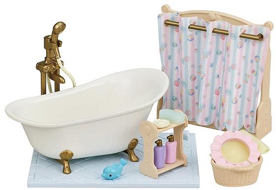 Sylvanian Families Kúpeľňová súprava s vaňou a sprchou