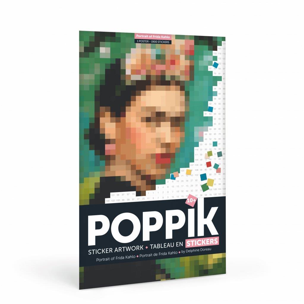 POPPIK Samolepkový plagát Frida Kahlo