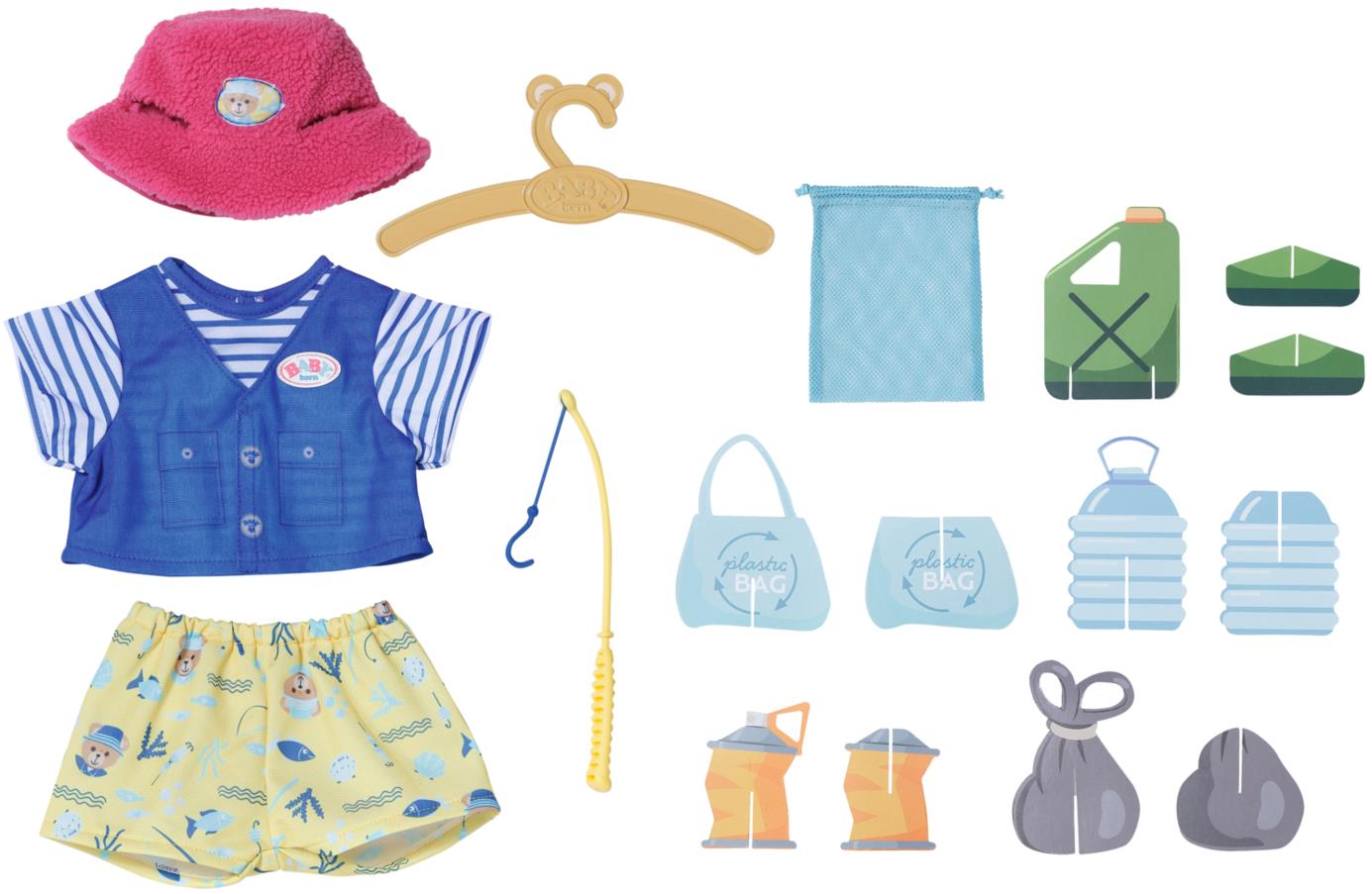 BABY born Oblečenie na ryby medvedík