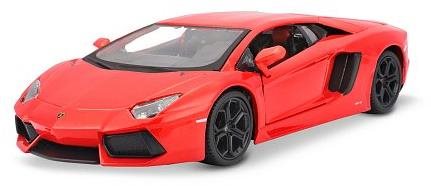 Maisto Lamborghini Aventador Coupé, metal oranžové