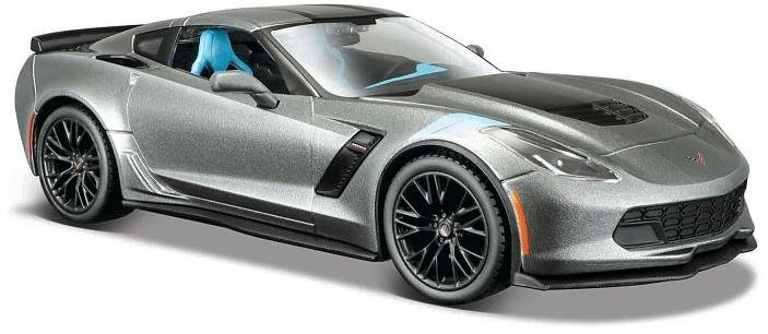 Maisto 2017 Corvette Grand Sport, metal sivá