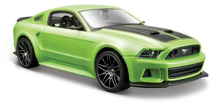 Maisto 2014 Ford Mustang Street Racer matné zelené 1 : 24
