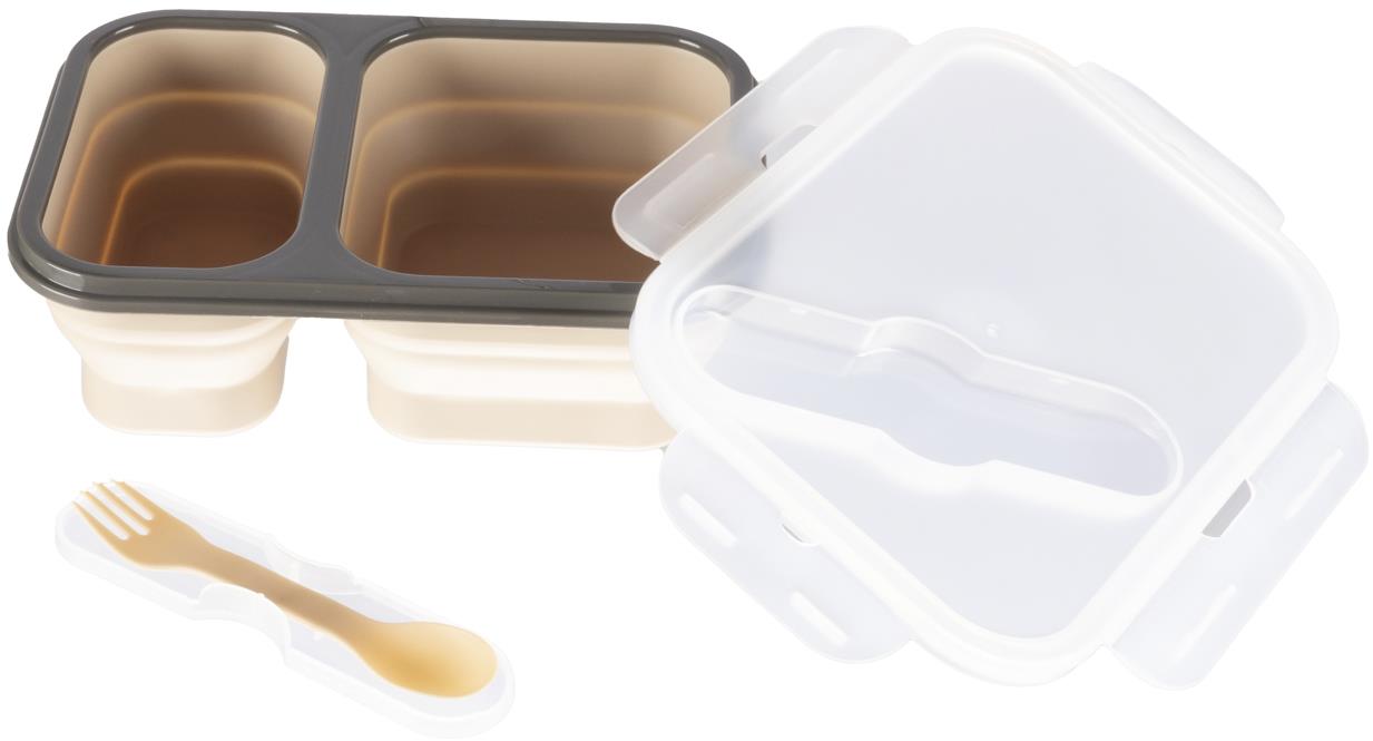 Zopa Desiatový box s príborom veľký Sand Beige