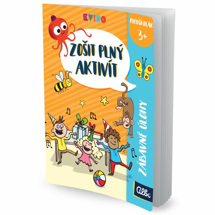 Kvído Zošit plný aktivít 3+ zábavné úlohy SK
