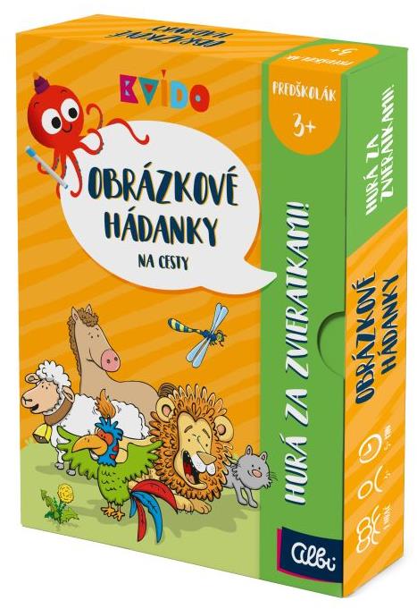 Kvído – Obrázkové hádanky - Hurá za zvieratkami! SK