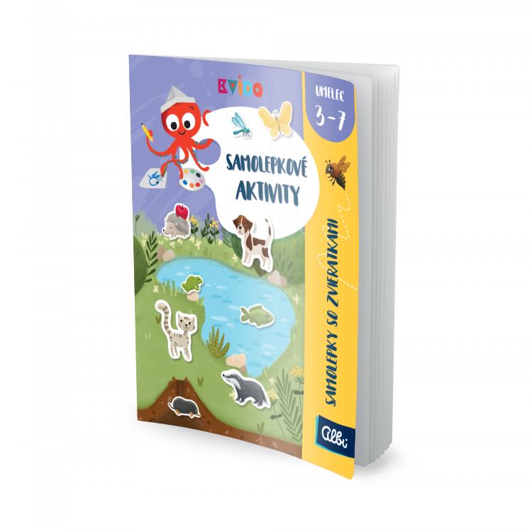 Kvído – Samolepkové aktivity so zvieratkami SK