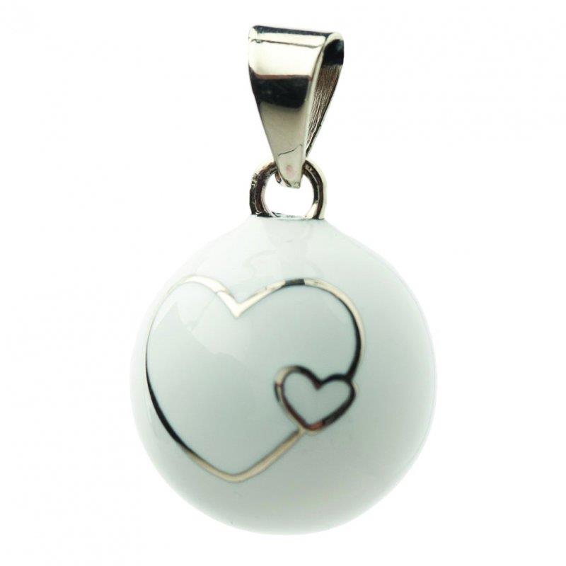 Bola Essentials White 2 hearts