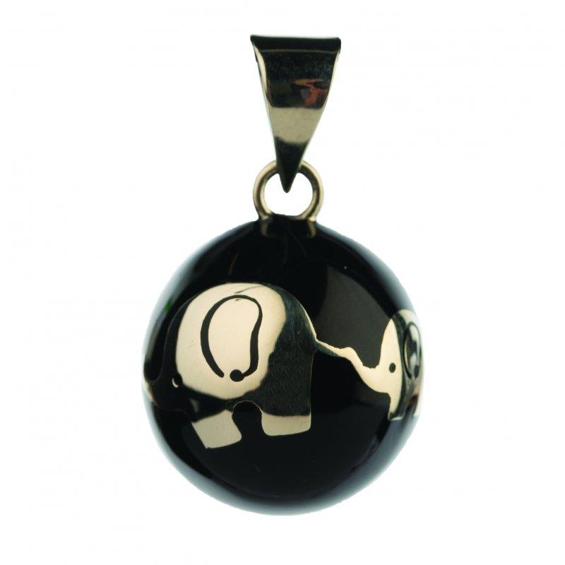 Bola Essentials Black with golden elephant