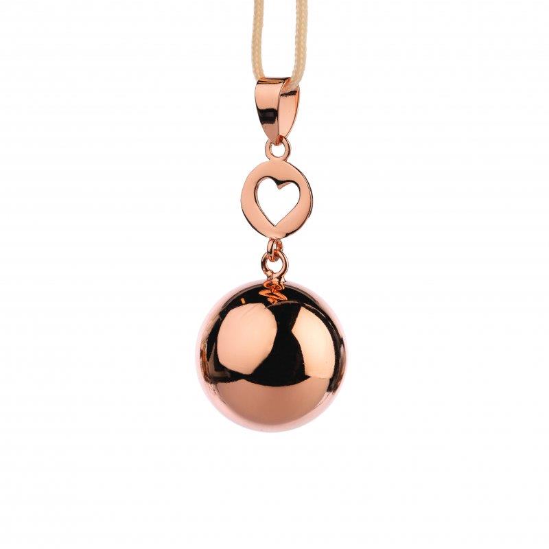 Bola Fantasy Rose gold heart
