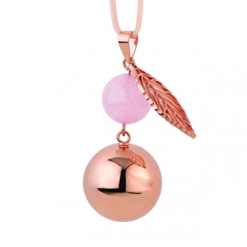 Bola Fantasy Rose gold pearl leaf