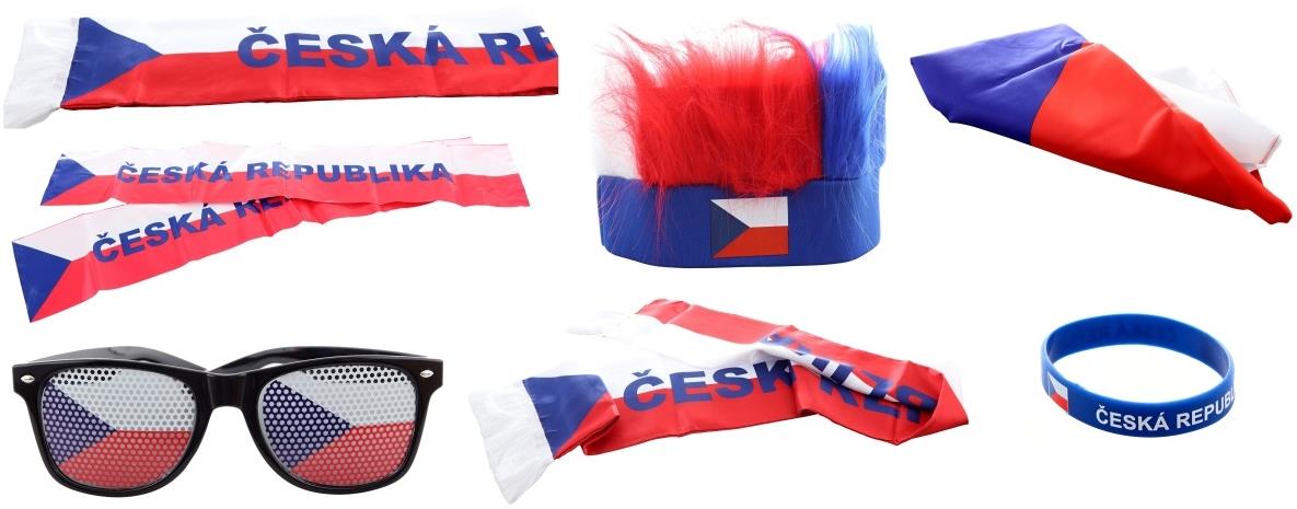 Lamps Fandící set Česká republika s čelenkou