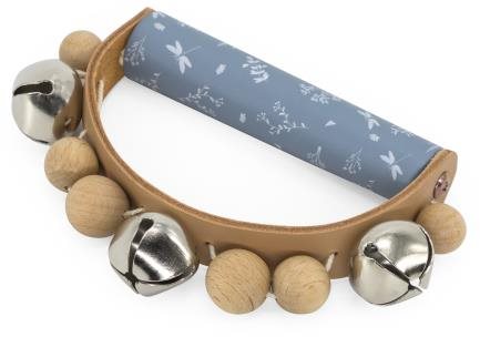 Label Label Hrkálka s rolničkami Blue