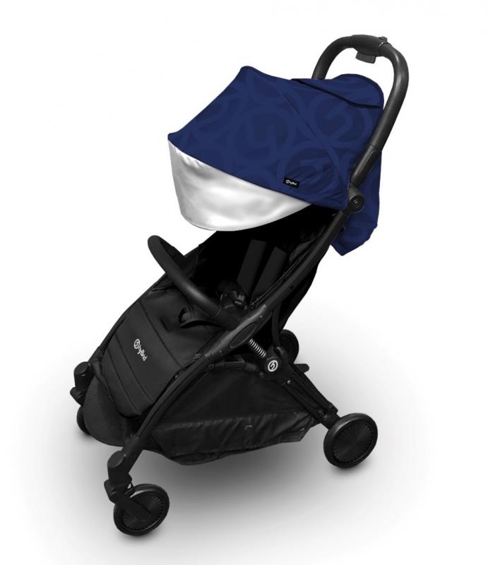 BabyStyle Hybrid Ezyfold Black rám a búda Navy