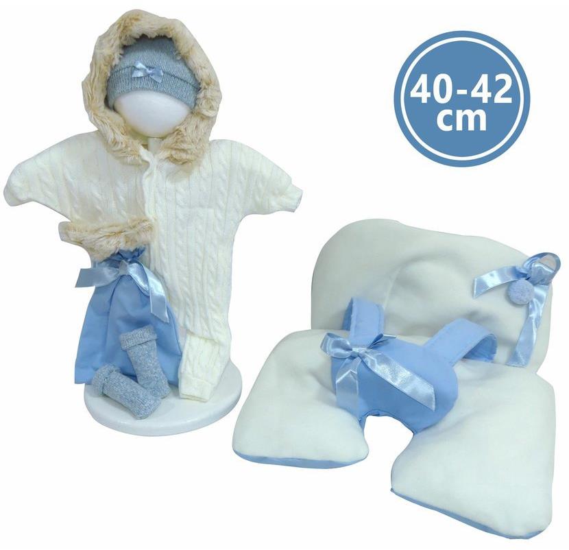 Llorens M740-77 oblečenie pre bábiku bábätko New Born s veľkosťou 40 – 42 cm