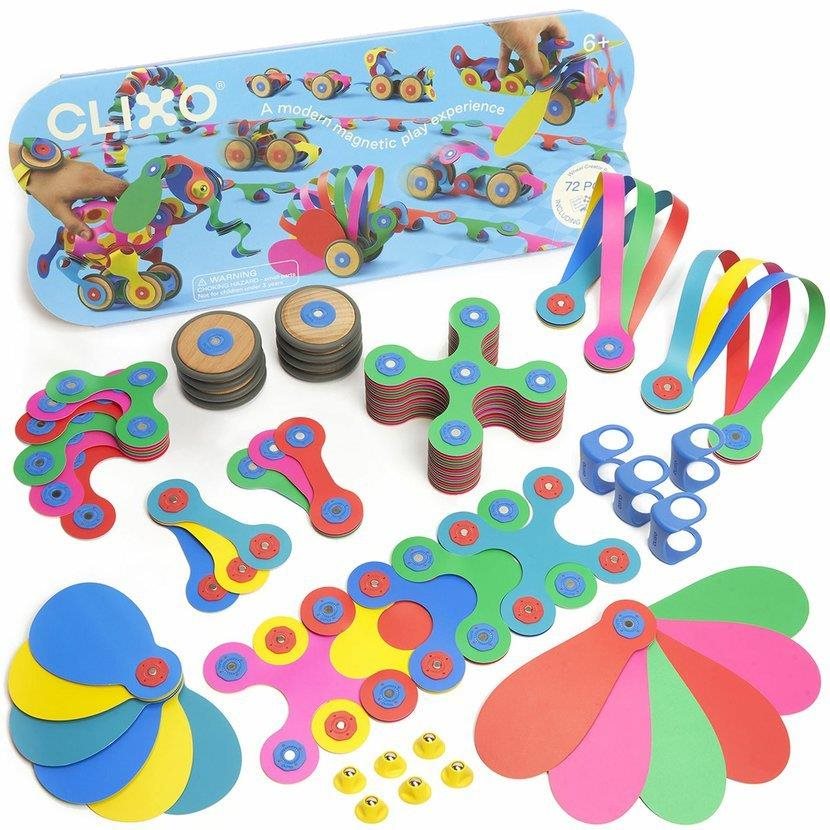 CLIXO magnetická stavebnica – vytváranie vozidiel