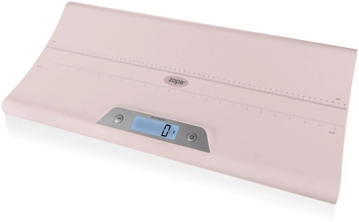 Zopa Digitálna detská váha Pink