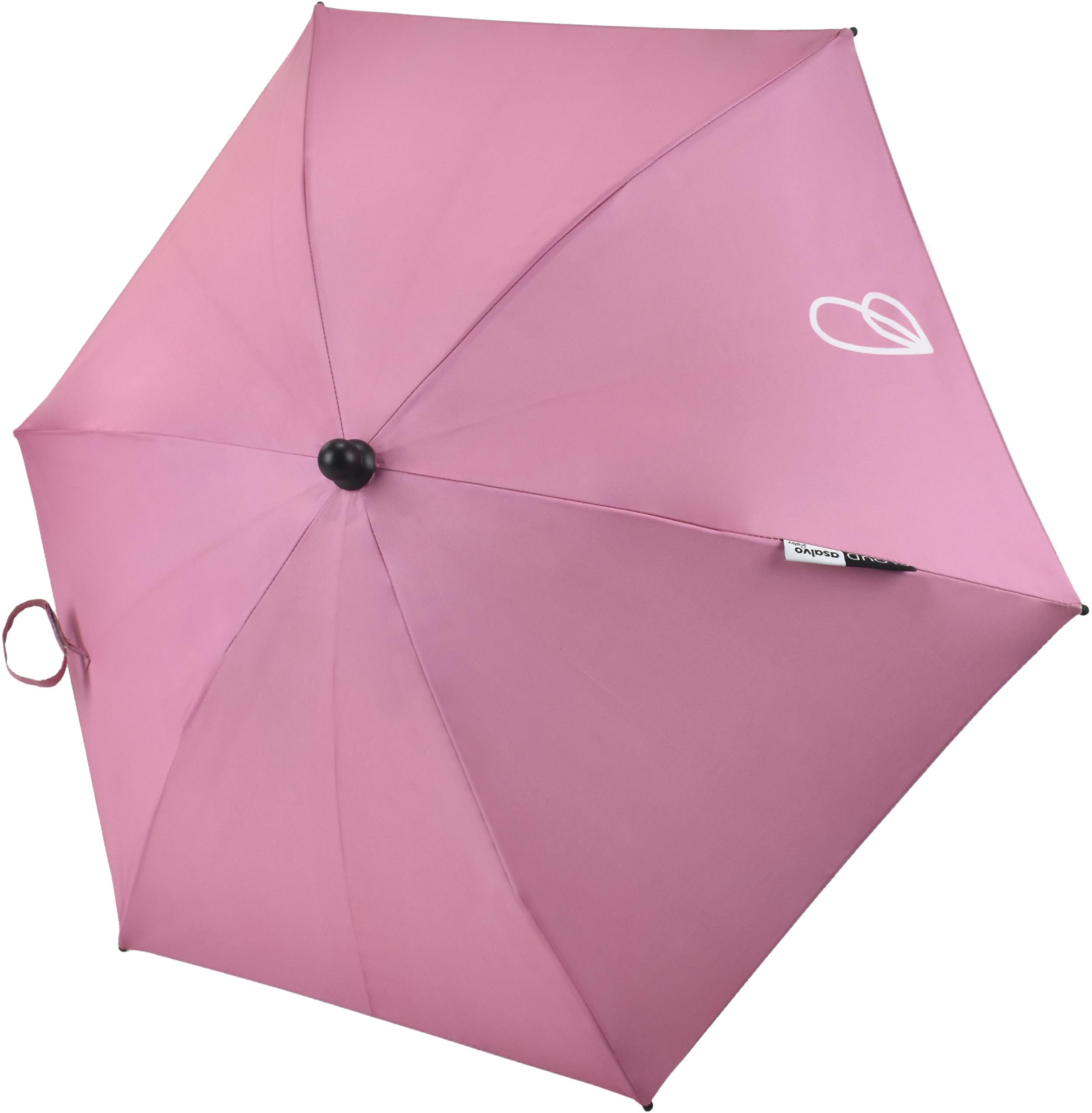 Asalvo Slnečník na kočík UV 50+ pink
