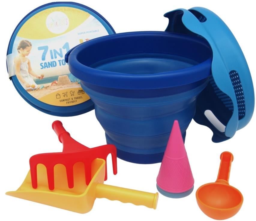 Compactoys Skladacia sada 7 v 1 modrá