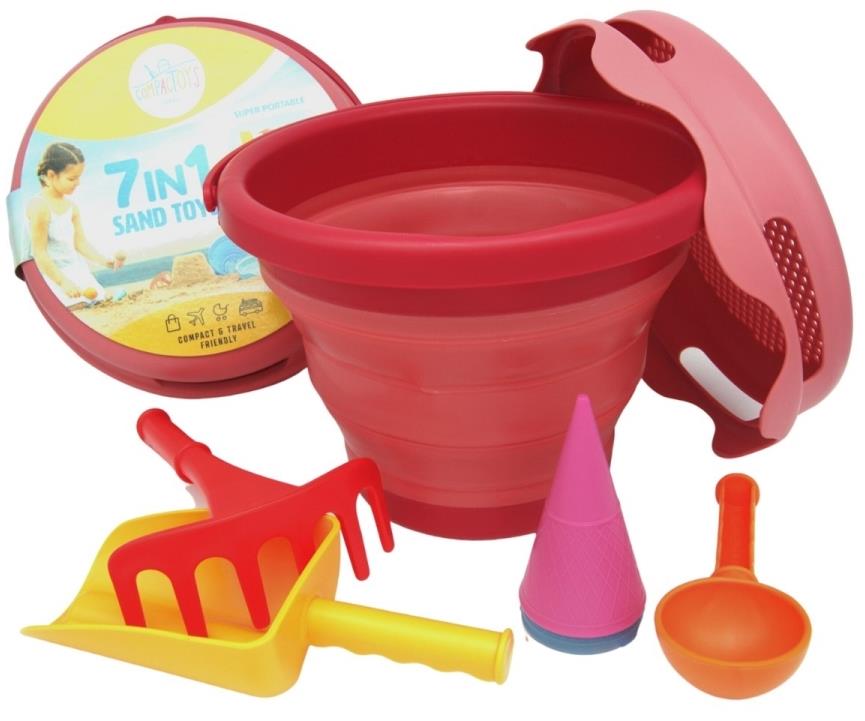 Compactoys Skladacia sada 7 v 1 červená