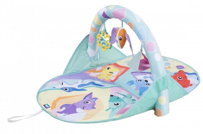Playgro Cestovná hracia podložka so šteniatkami