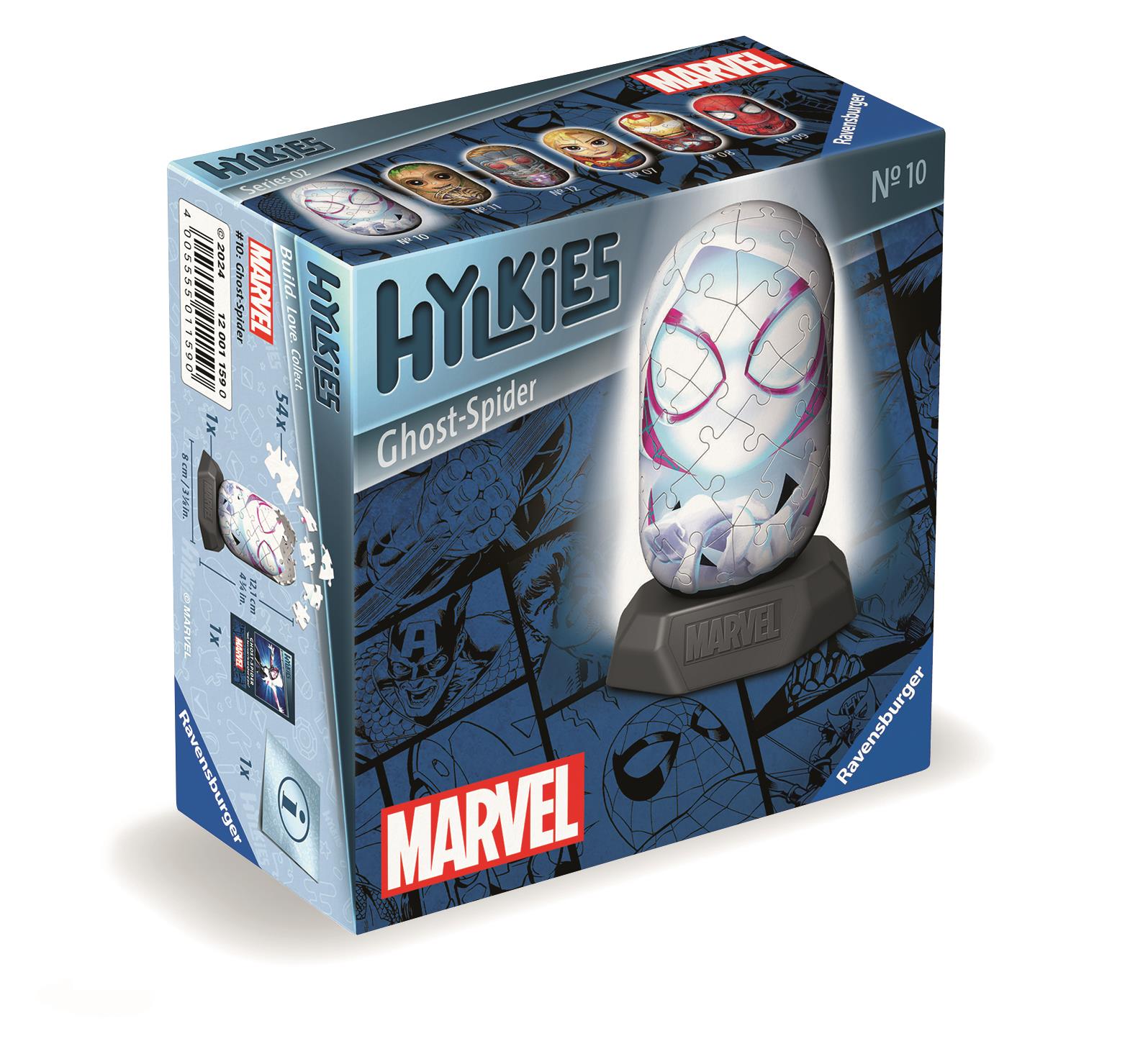 Ravensburger 120011590 Hylkies Marvel: Ghost Spider