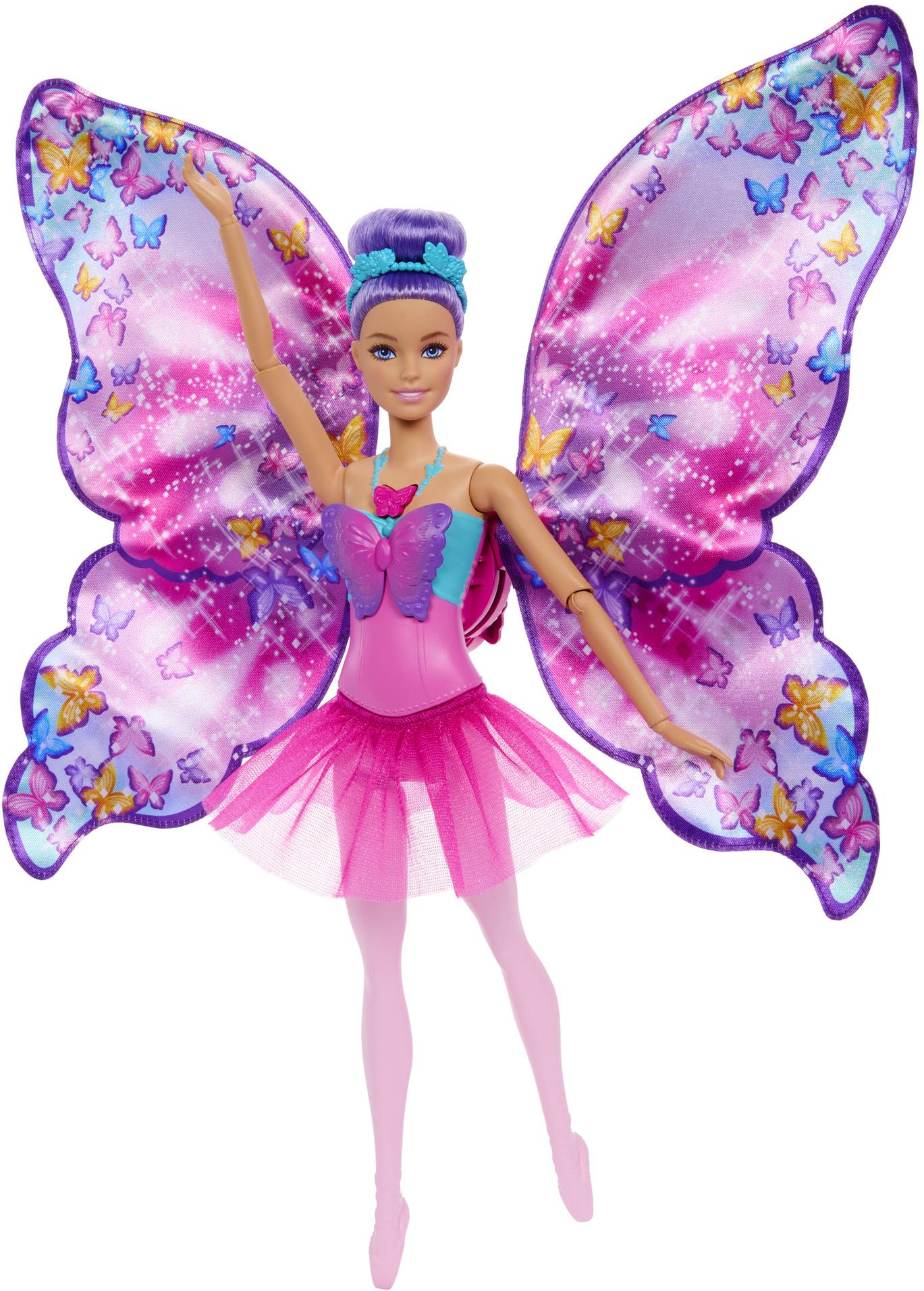 Barbie Tanečnica s motýlími krídlami, premena 2 v 1