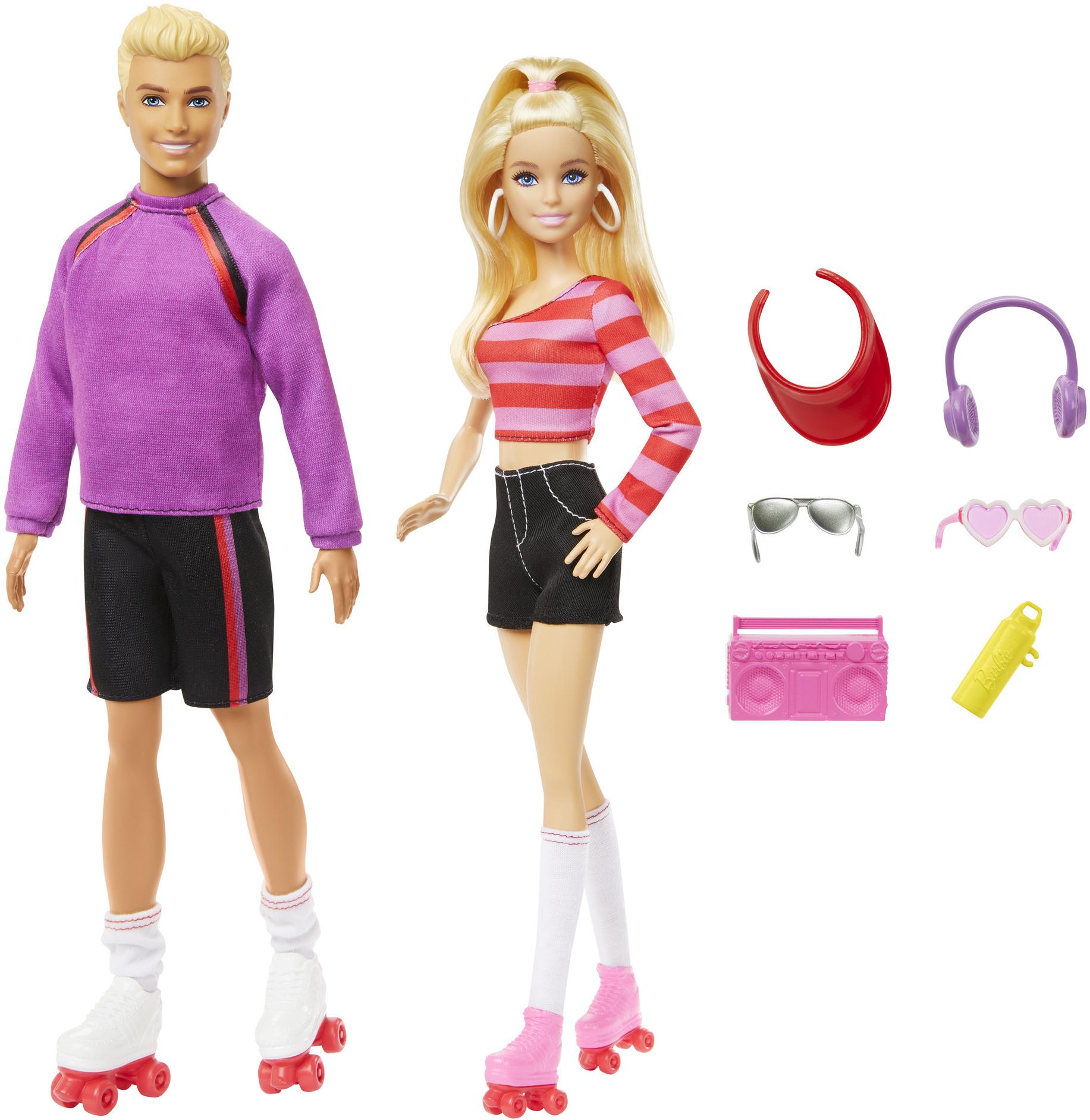 Barbie Fashionistas modelová Barbie a Ken s doplnkami 65. výročia