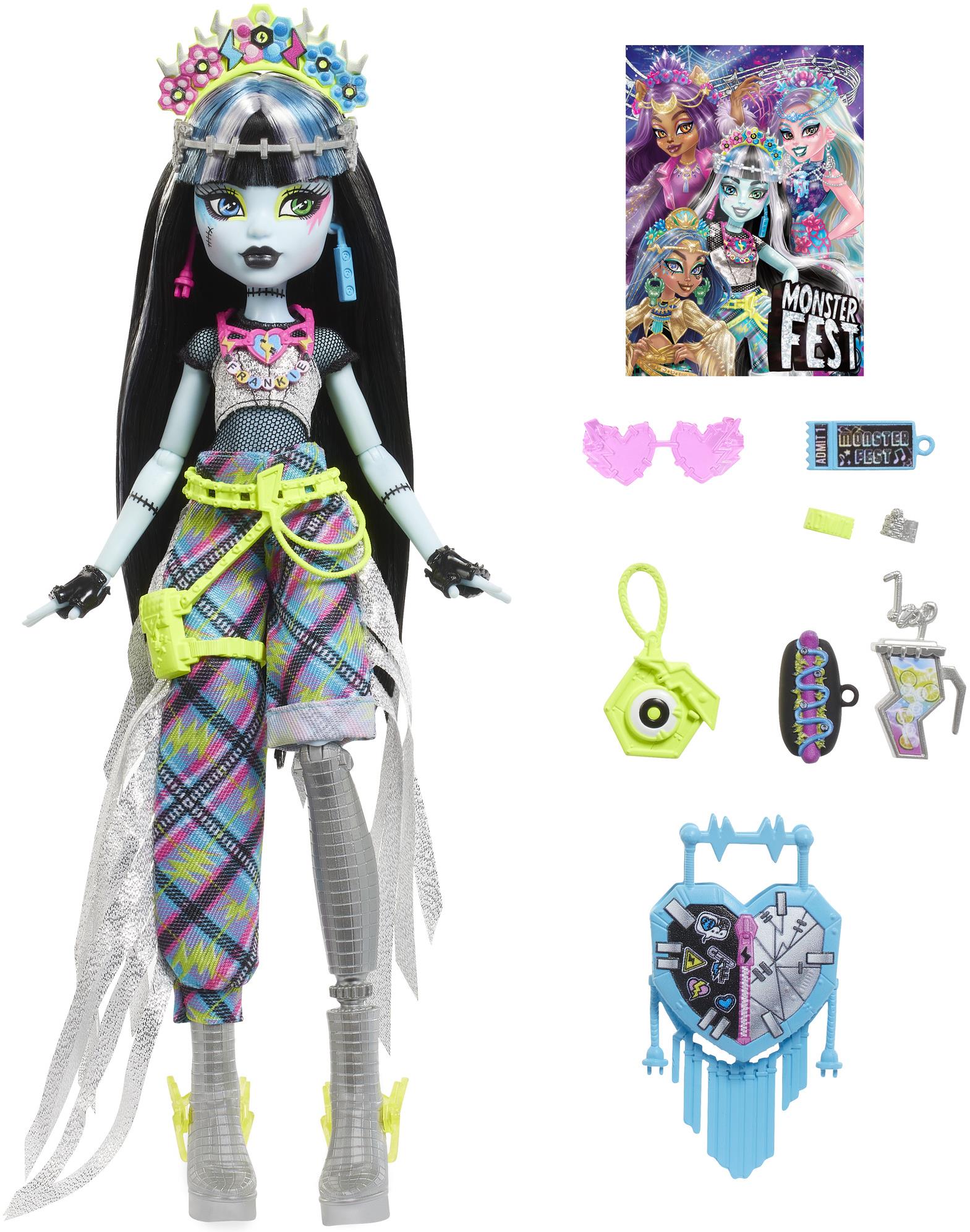 Monster High Monster Fest Frankie, plagát kapely a doplnky
