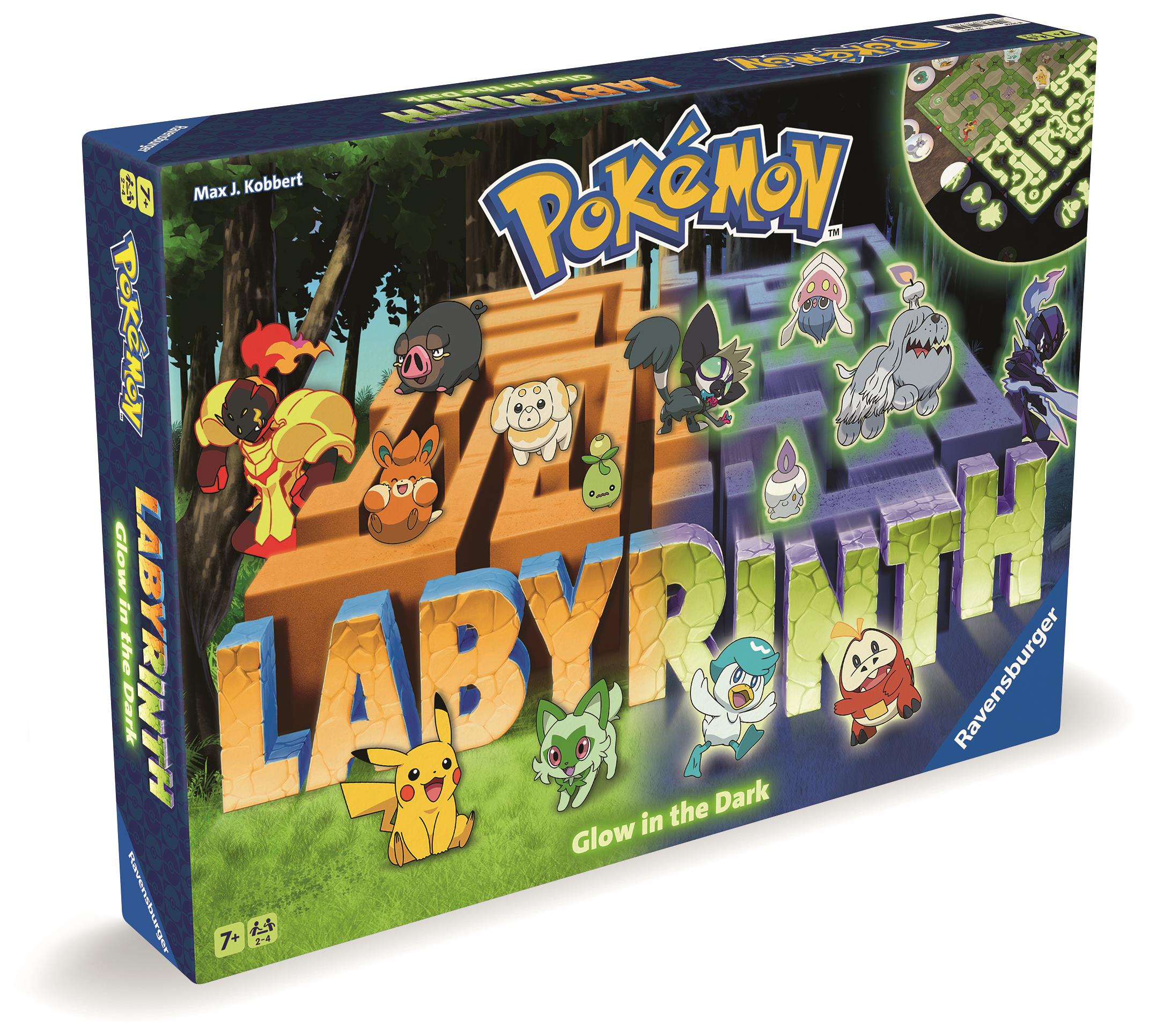 Ravensburger 228393 Labyrinth Pokémon Nočná edícia