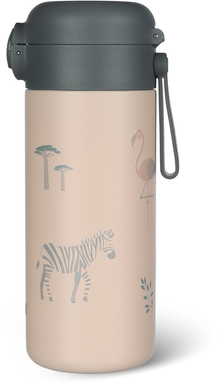 Zopa Termoska na tekutiny so slamkou a silikónovým držiakom Safari 350 ml