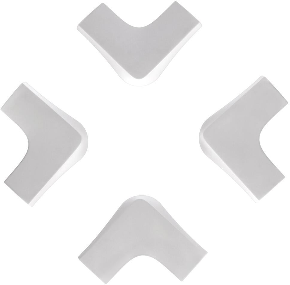 Zopa Gumová ochrana rohov White XL 4 ks