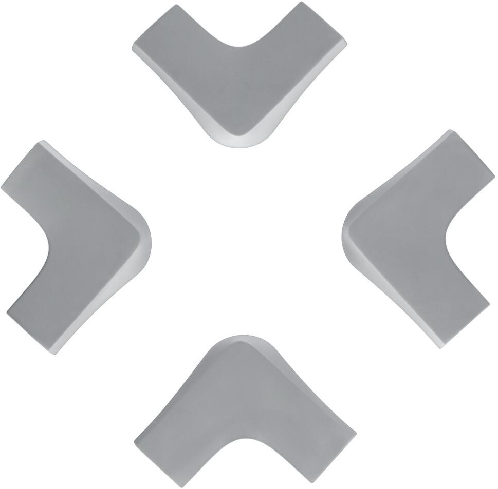 Zopa Gumová ochrana rohov Grey XL 4 ks