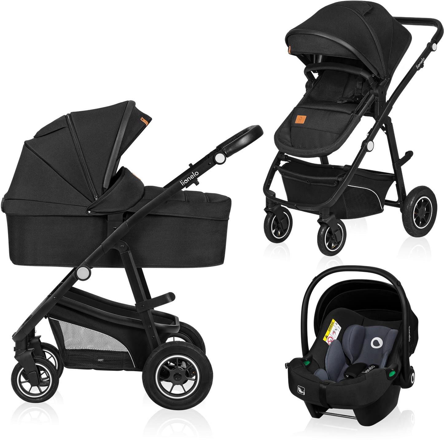 Lionelo Bianka 3 v 1 Black Onyx