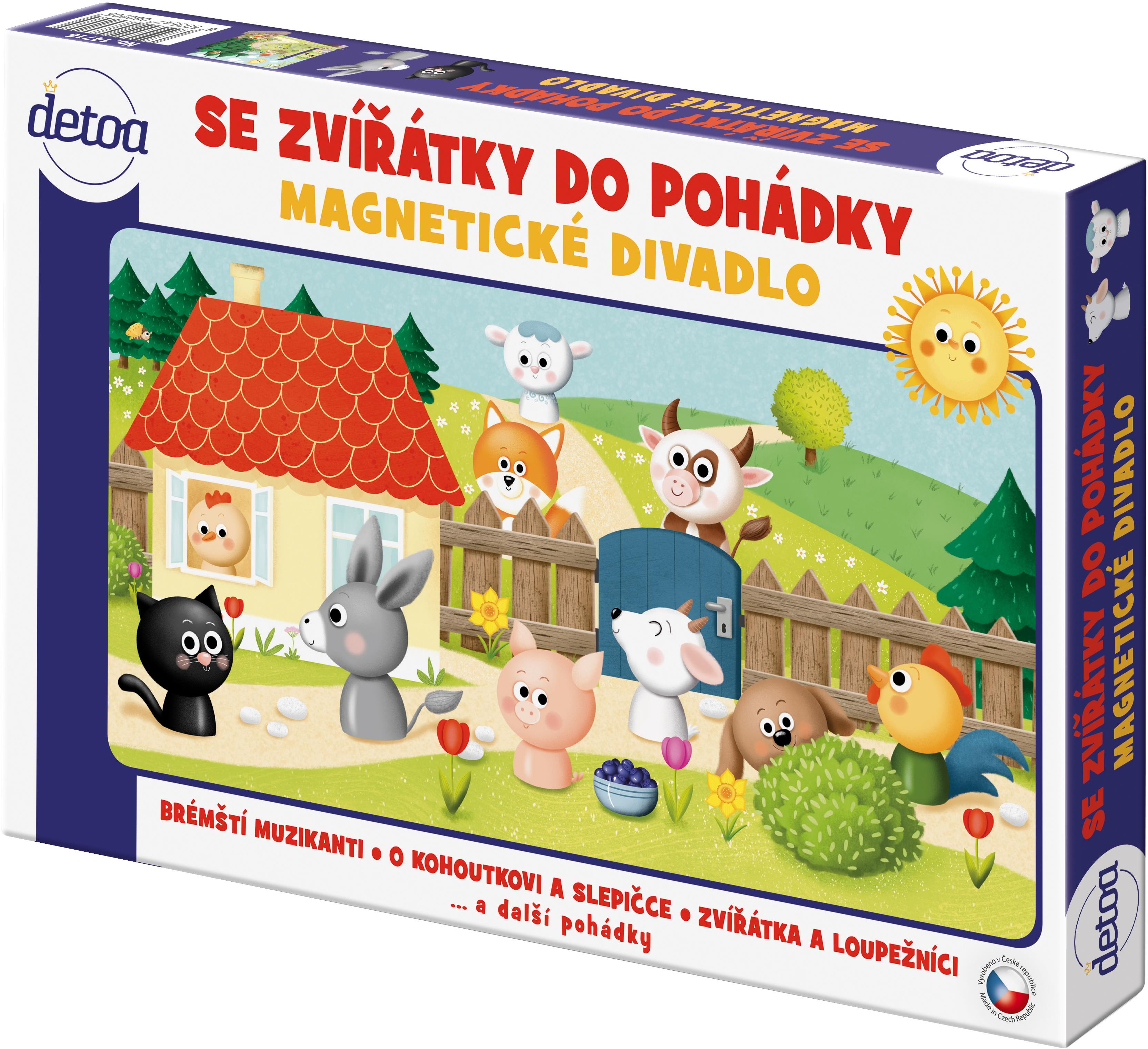 Detoa Magnetické divadlo so zvieratkami do rozprávky