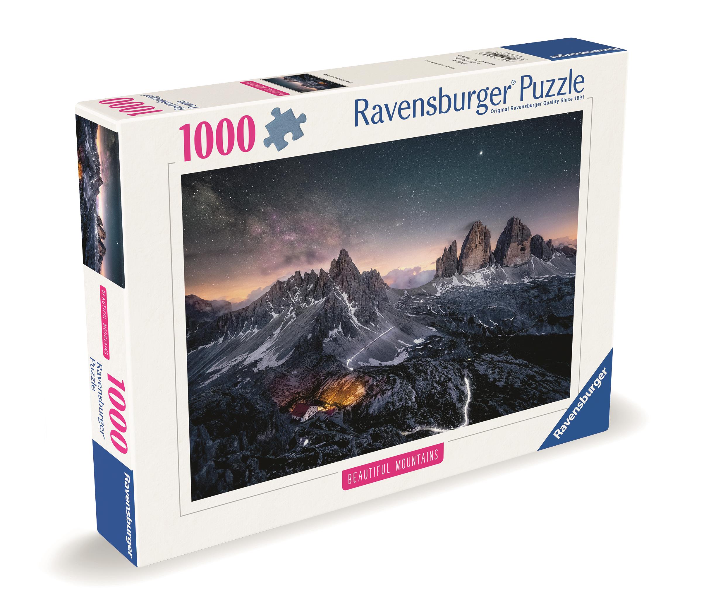 Ravensburger 120002567 Dych vyrážajúce hory: Dolomitská veža, Talianska