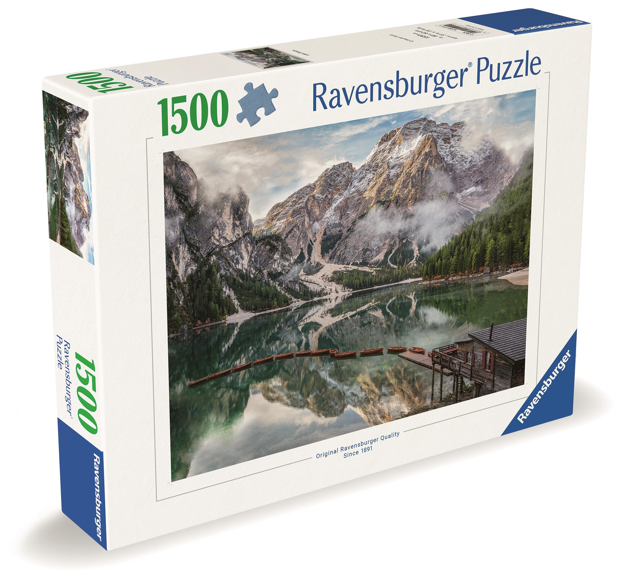 Ravensburger 120012115 Jazero Braies, Taliansko