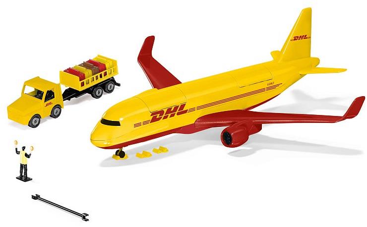 Siku Super – DHL nákladní lietadlo s príslušenstvom