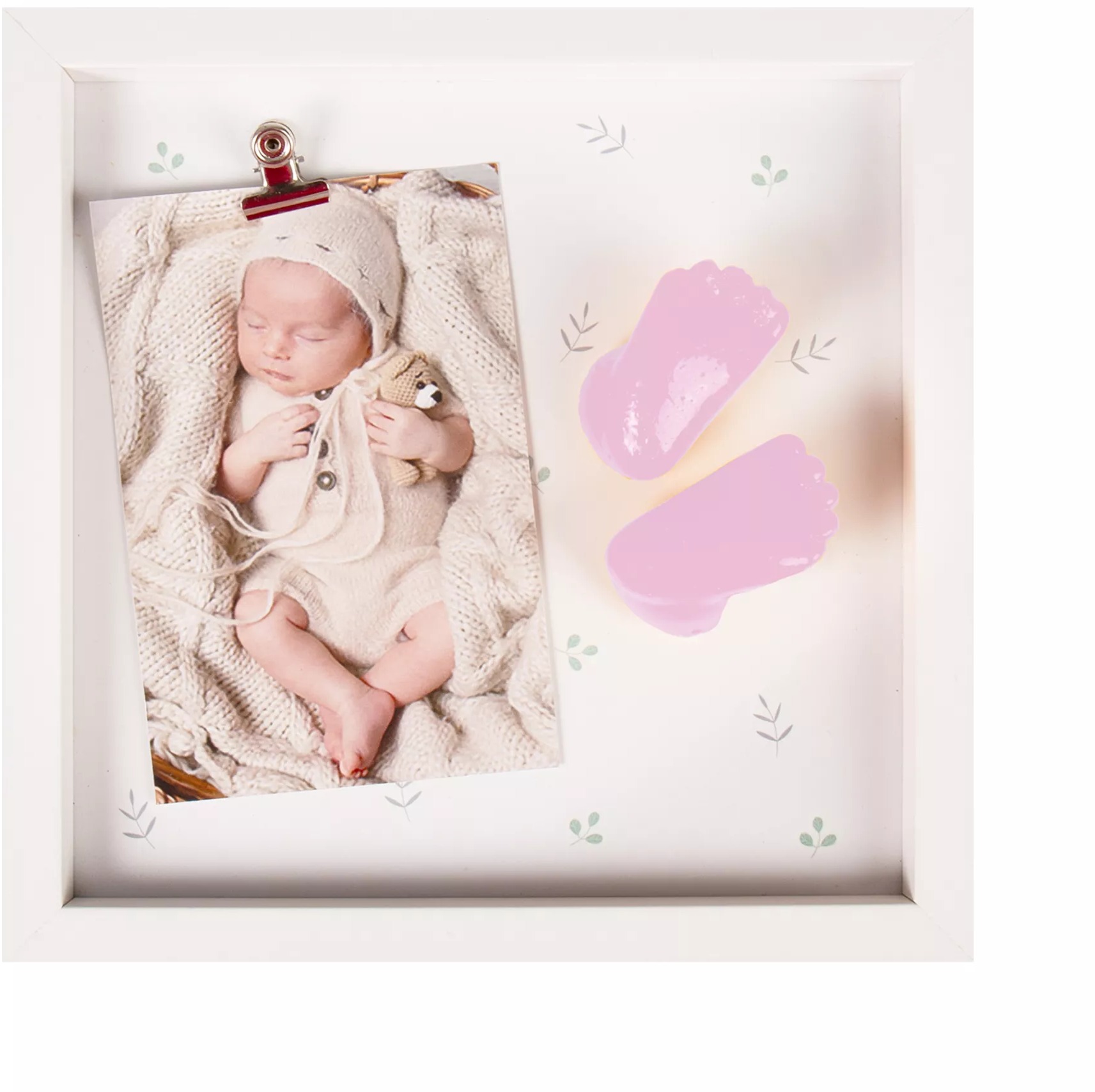 Súprava na 3D odtlačky s rámikom – dievčatko