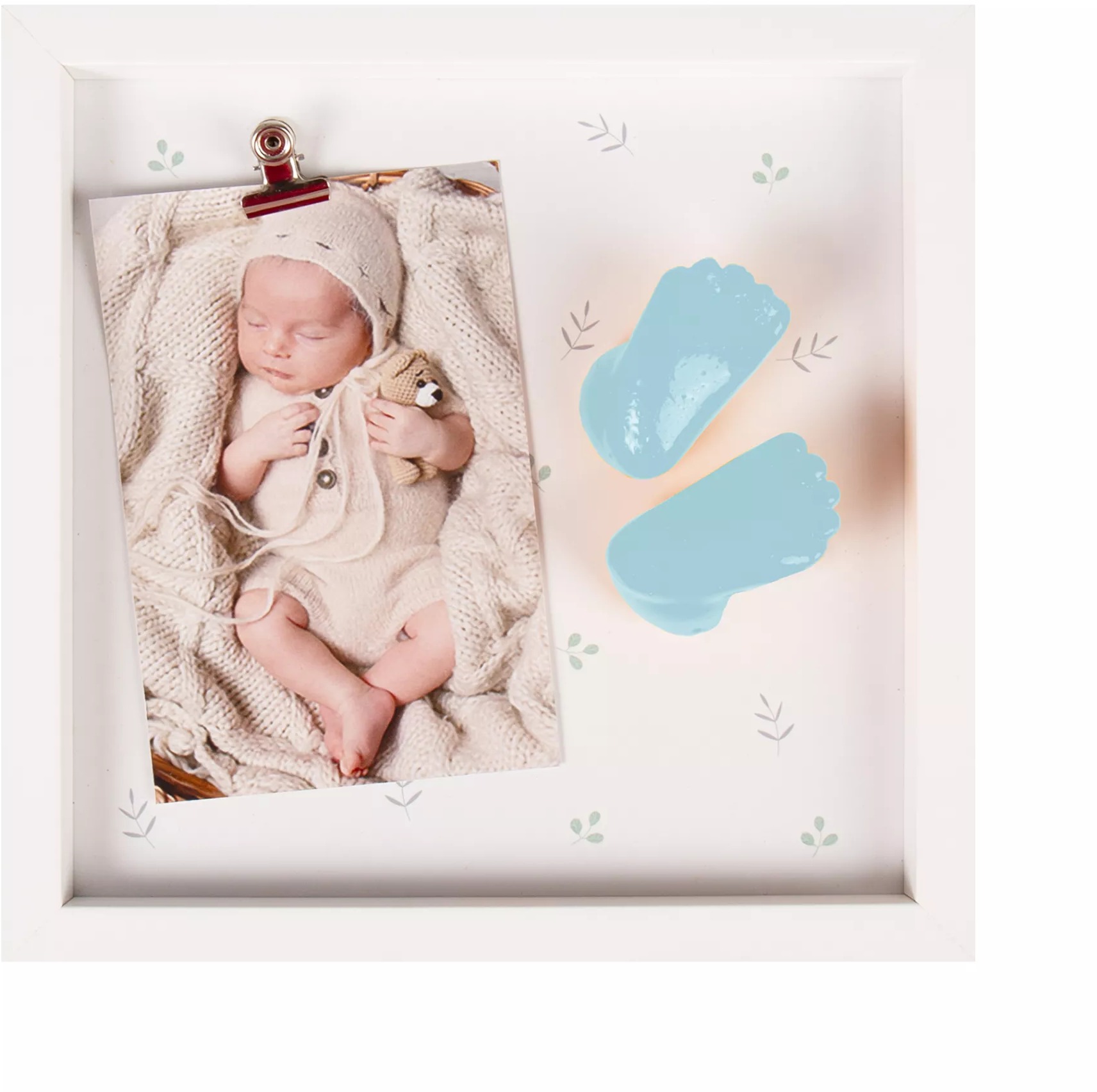 Súprava na 3D odtlačky s rámikom – chlapček