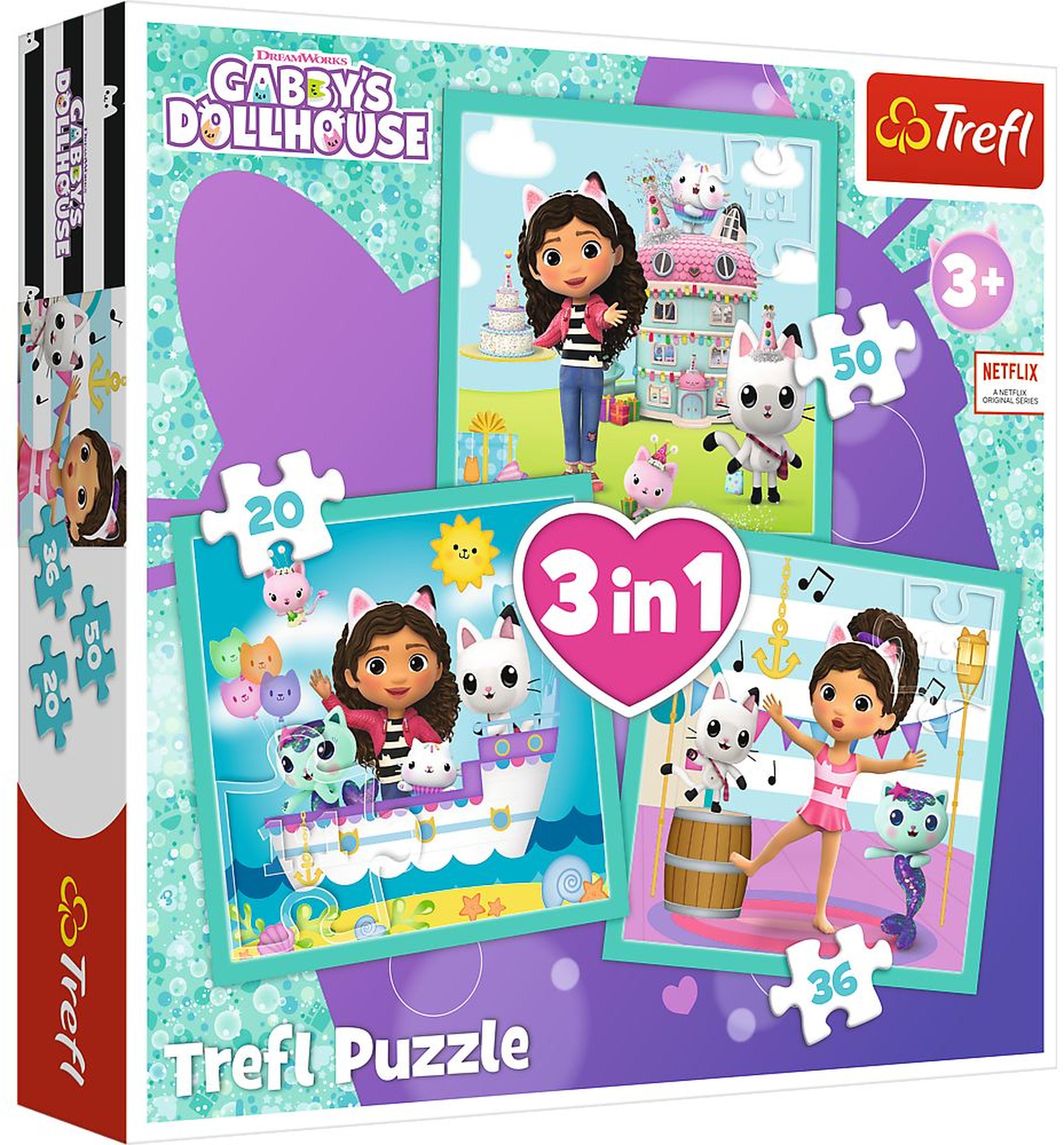 Trefl Gabinin kúzelný domček 3 v 1