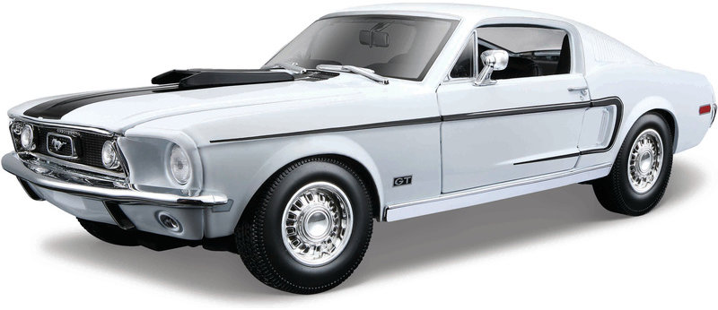 Maisto Ford Mustang GT Cobra Jet 1968 1:18 bílá