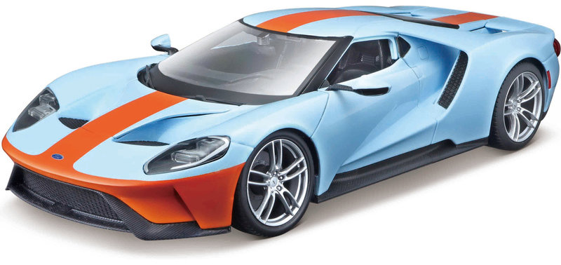 Maisto Ford GT 2017 1:18 modro-oranžová