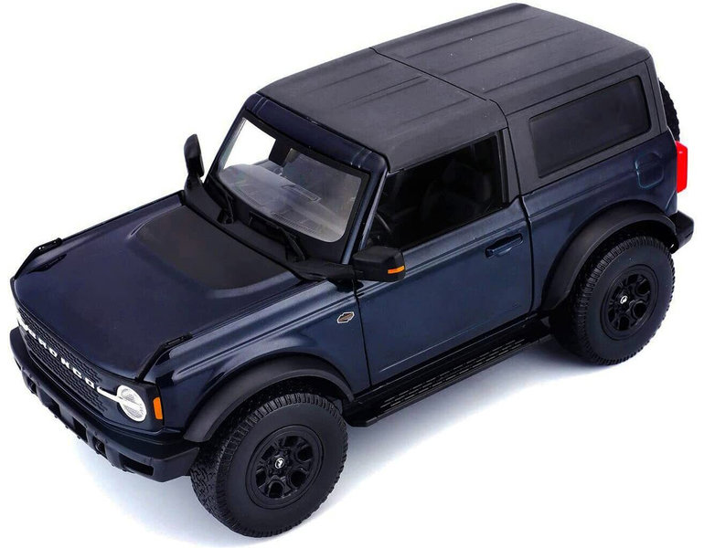 Maisto Ford Bronco Wildtrak 2021 1:18 modrá metalíza
